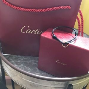 Authentic Cartier trinity cord bracelet 🦄